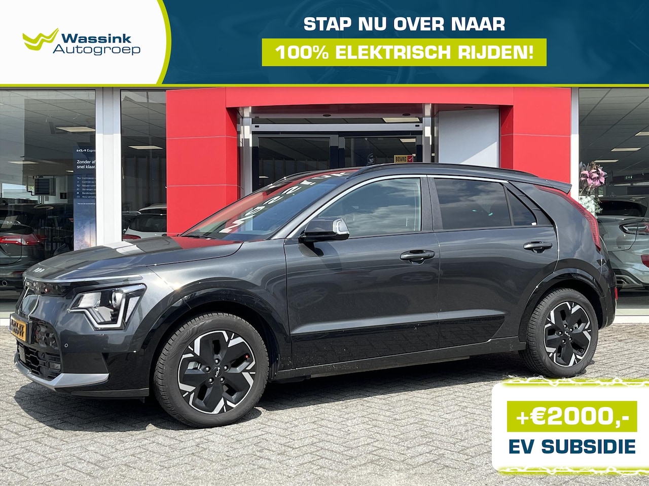 Kia e-Niro - 64,8 kWh 204pk Aut Edition | 2000,- Subsidie | Parkeer camera en sensoren | Stoel en stuur - AutoWereld.nl