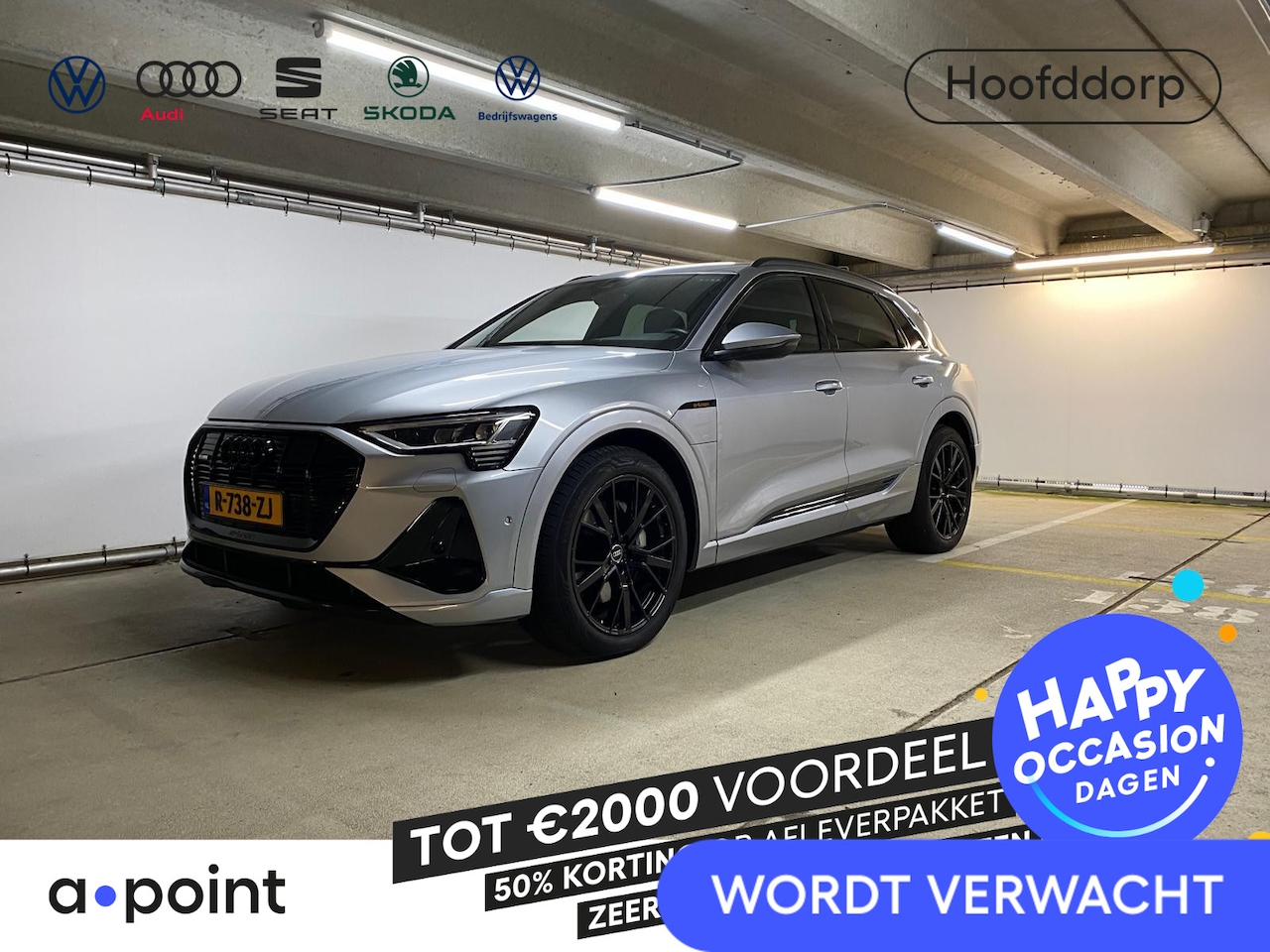 Audi e-tron - 55 quattro S edition 95 kWh 408 pk | Navigatie | Parkeersensoren | Achteruitrijcamera | Ad - AutoWereld.nl