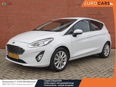 Ford Fiesta - 1.0 EcoBoost Titanium Airco ECC Navi Carplay PDC VA+Camera Cruise Control 16" LM Velgen