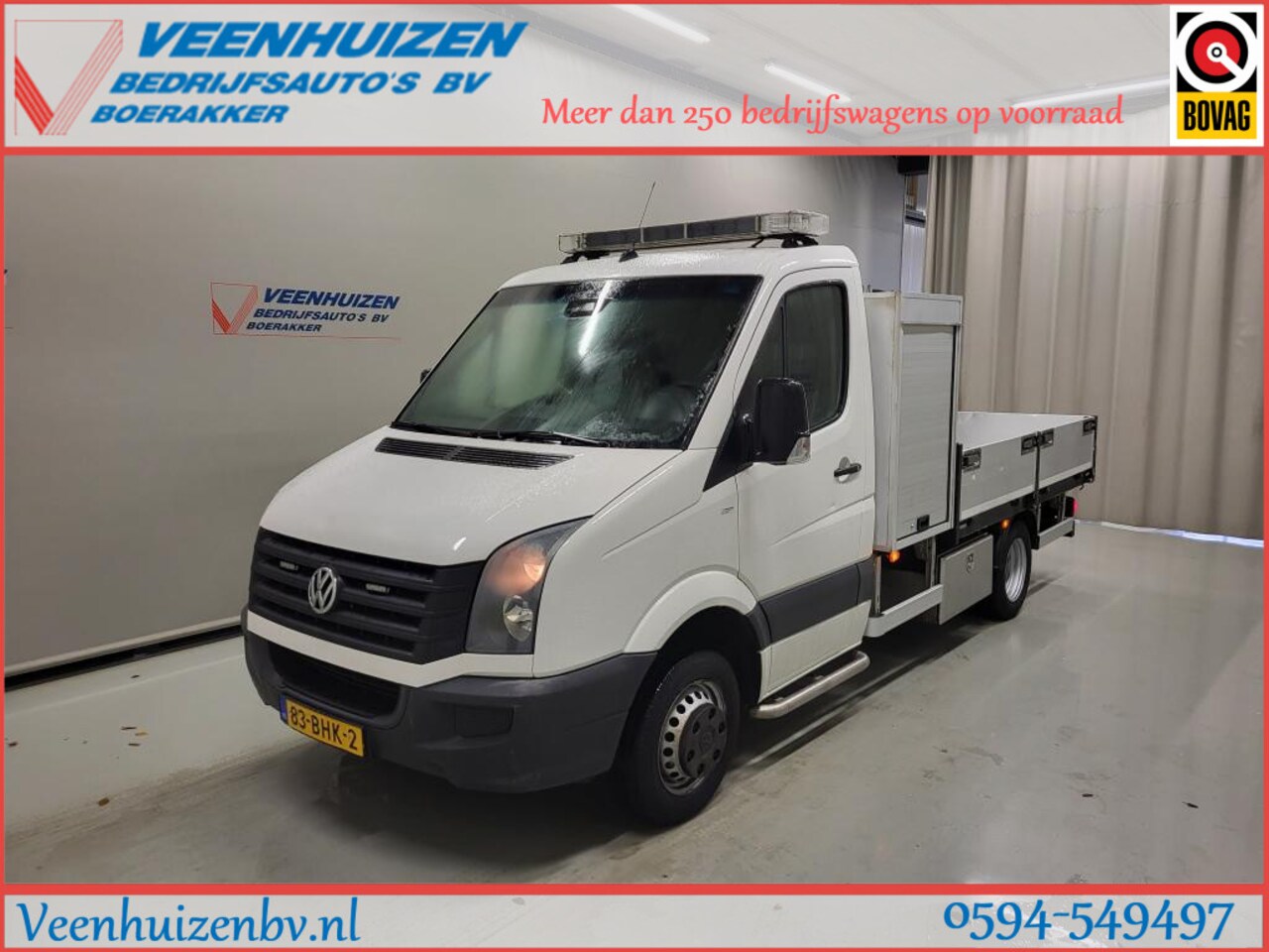 Volkswagen Crafter - 2.0TDI 164PK Pick-up + Laadkraan - AutoWereld.nl