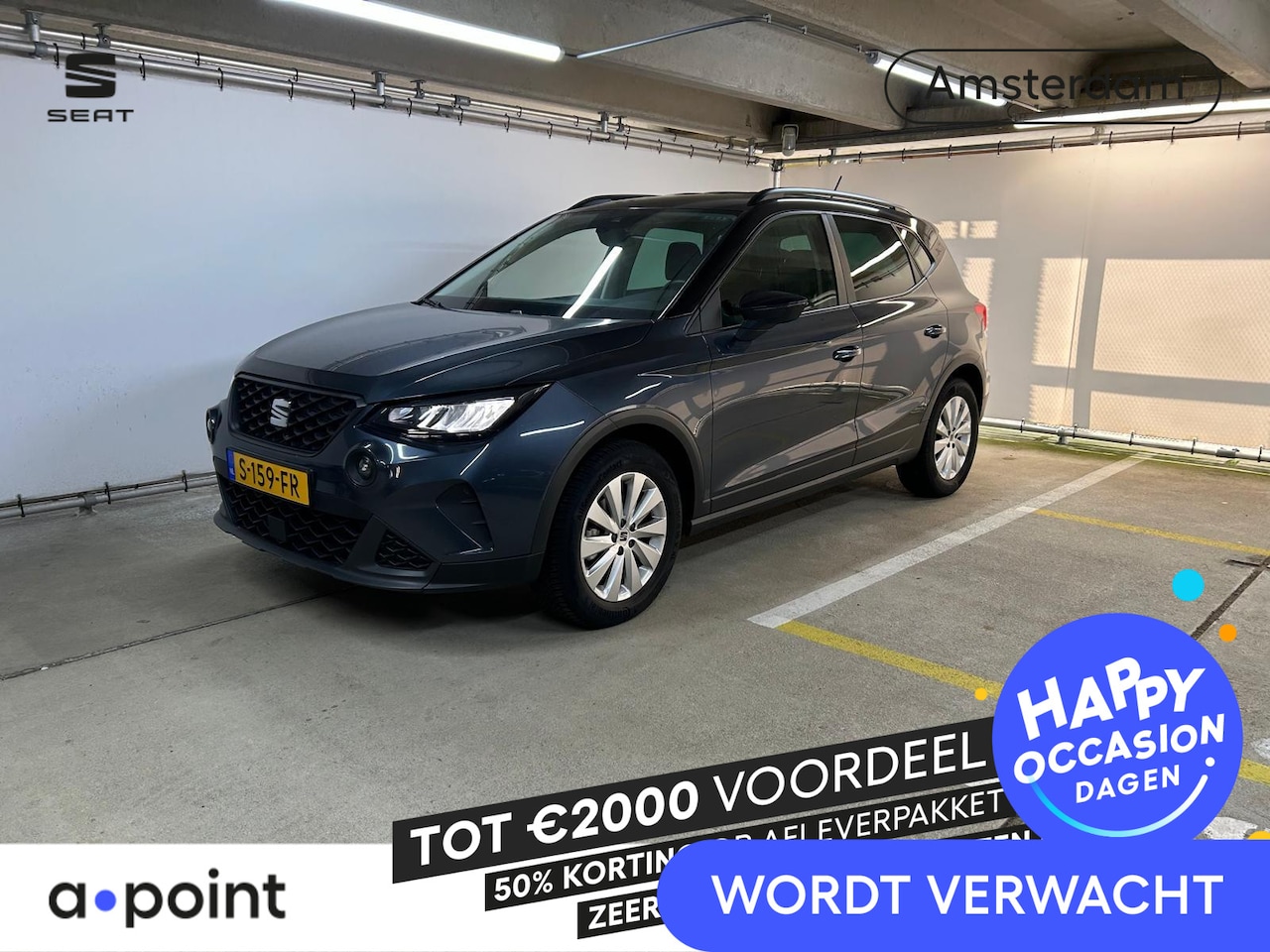 Seat Arona - 1.0 TSI 95Pk Style Business Intense 95 PK | Verlengde garantie | Navigatie | Parkeersensor - AutoWereld.nl