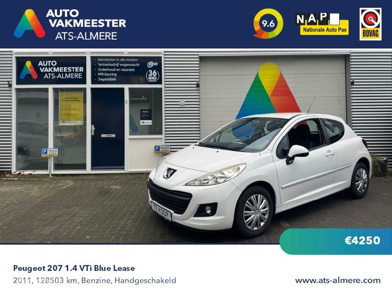 Peugeot 207 - 1.4 VTi Blue Lease 1.4 VTi Blue Lease - AutoWereld.nl