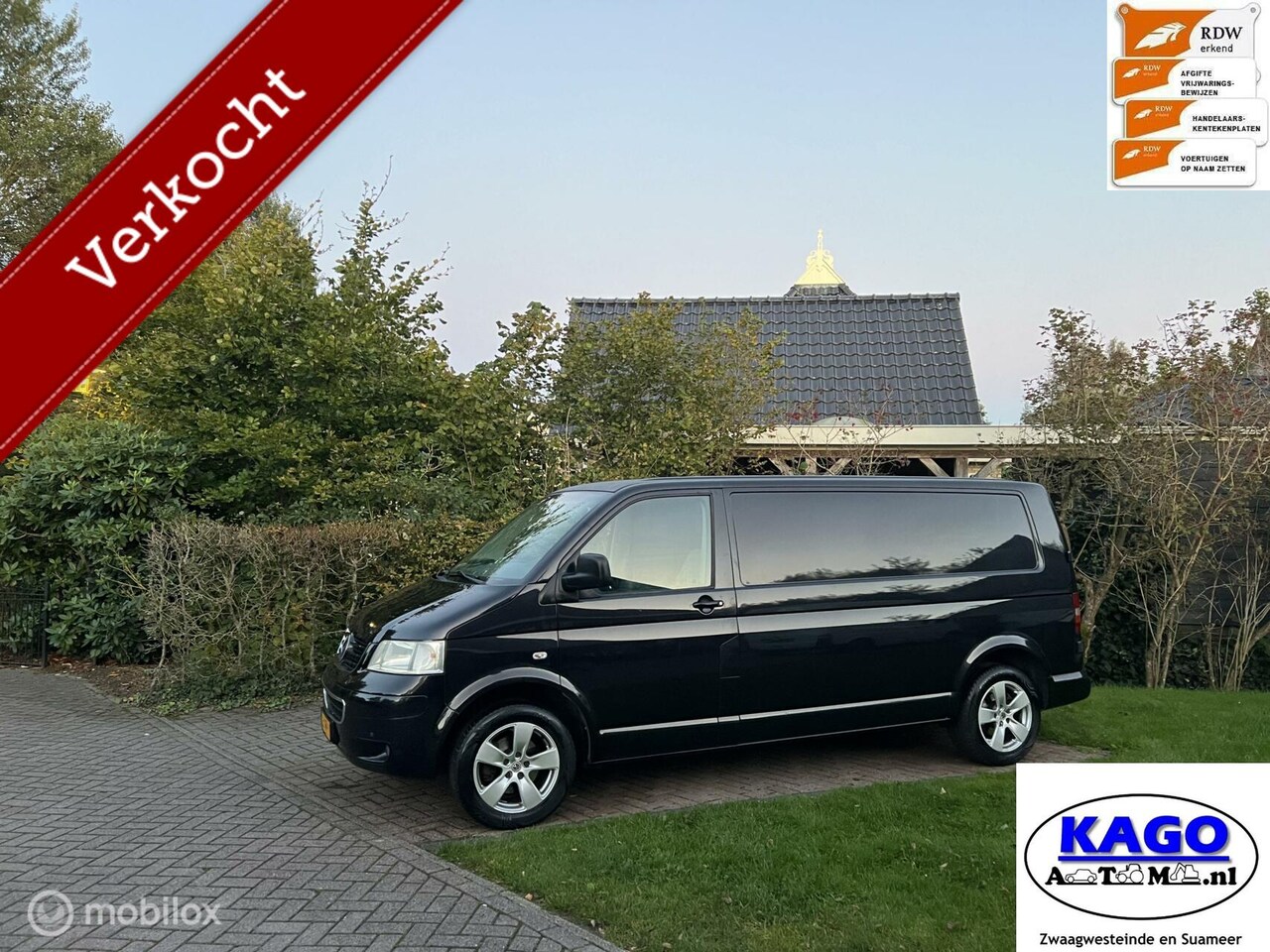 Volkswagen Transporter - 2.5 TDI 340 L2H1 Comfortline bj 2008 - AutoWereld.nl