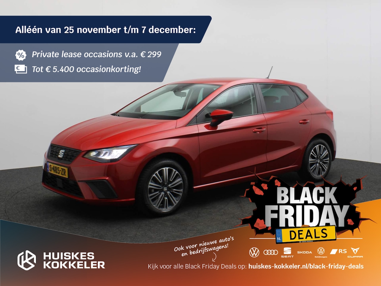 Seat Ibiza - Style Business Intense 1.0 TSI 95pk Navigatie, Cruise control, Airco, DAB, Stoelverwarming - AutoWereld.nl