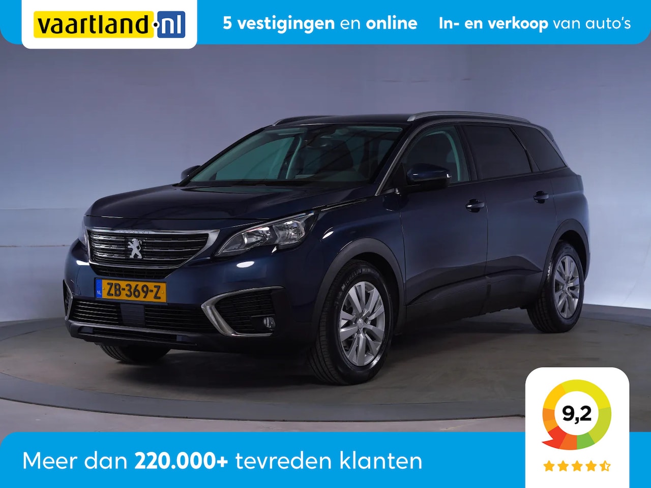 Peugeot 5008 - 1.2 PT Executive [ Parkeersensoren Nav Privacy glass ] - AutoWereld.nl