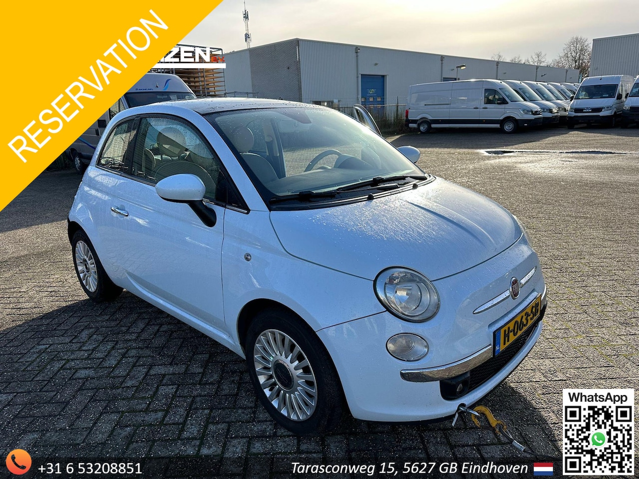 Fiat 500 - 1.3 JTD Pop | STORING IN MOTOR! | Airco | Schuifdak - AutoWereld.nl