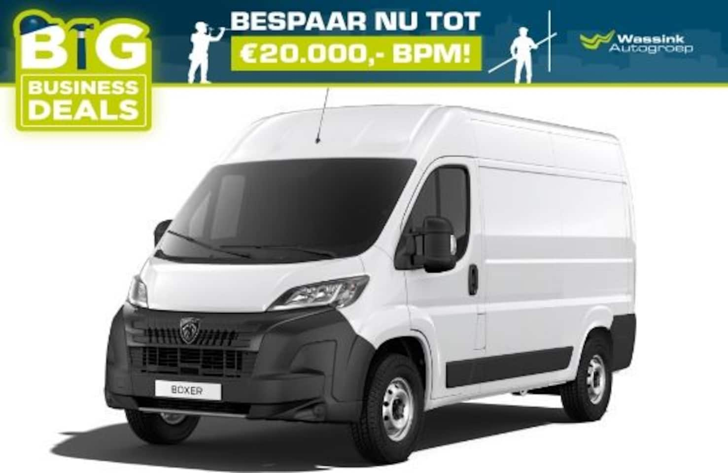 Peugeot Boxer - GB 2.2 140PK BlueHDi I Trekhaak 2500KG trekgewicht I Pack Techno Plus L2H2 I Verzwaarde ve - AutoWereld.nl