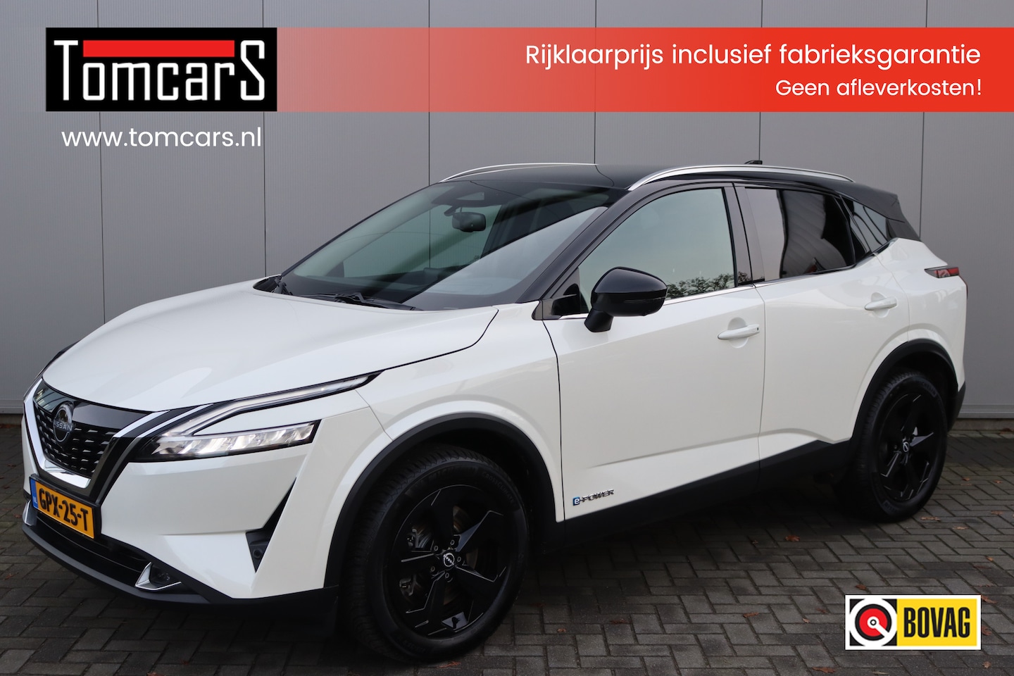 Nissan Qashqai - 1.5 e-Power Black Edition Panoramadak/Camera/Winter-pack/Adaptive-cruise - AutoWereld.nl