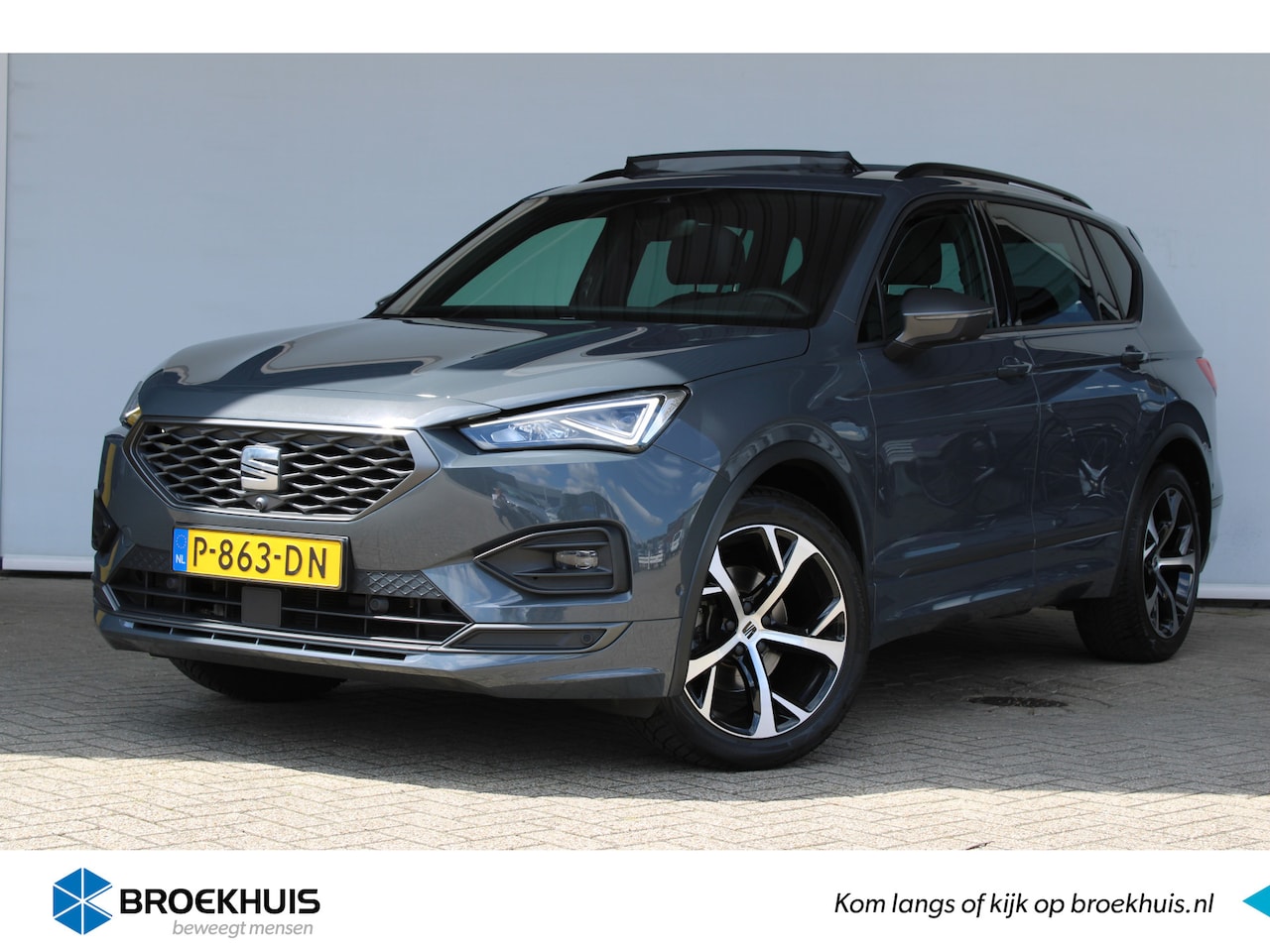 Seat Tarraco - 1.5 TSI FR Business Intense PANO/LEDER/19INCH/FULL LED/ELEKTR STOEL/KEYLESS/ BOMVOL !! - AutoWereld.nl