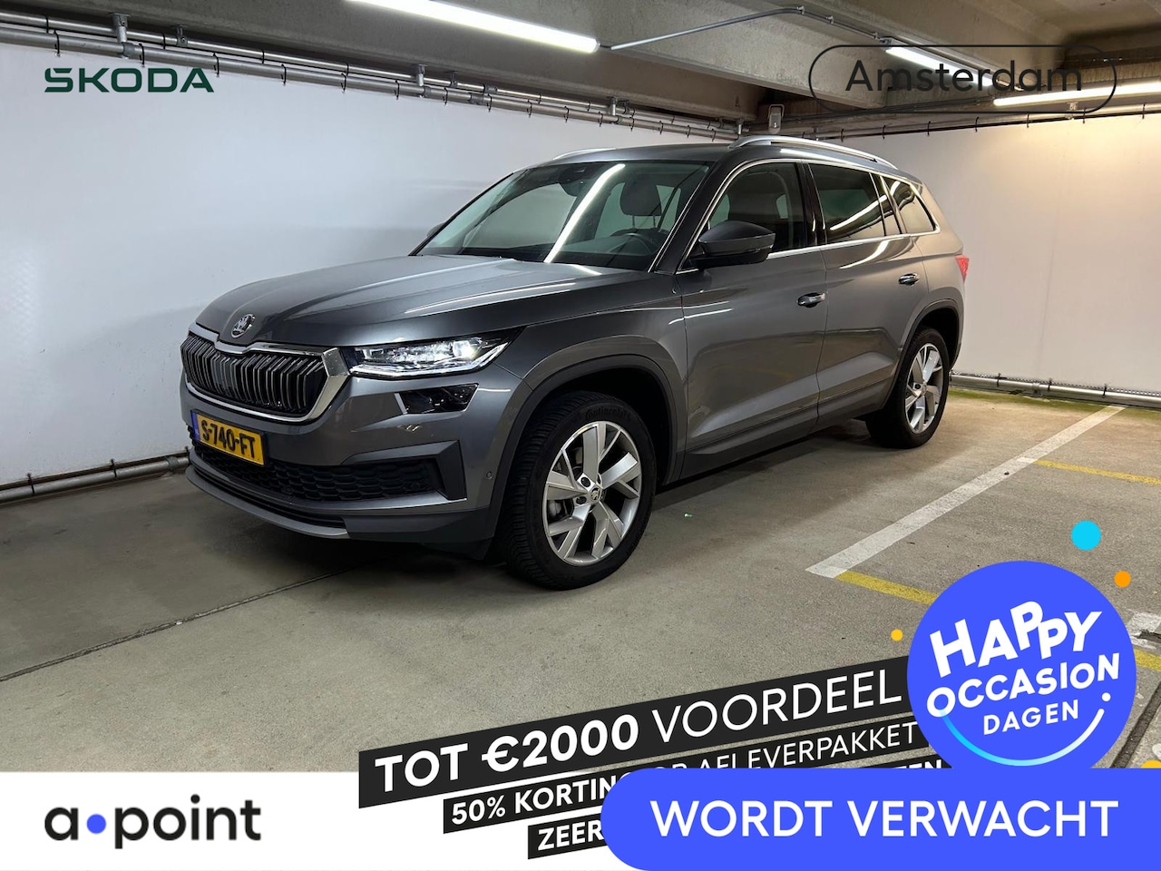 Skoda Kodiaq - 1.5 TSI Business Edition Plus 150PK DSG (Automaat) | Verlengde garantie | Matrix LED kopla - AutoWereld.nl