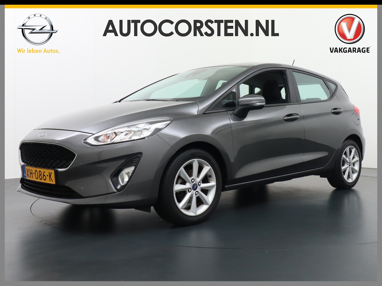 Ford Fiesta - 1.1 5Drs Trend Navi Airco Cruise Control Bluetooth Pdc Regen-Lichtsesnsor Lmv 16" Isofix E - AutoWereld.nl