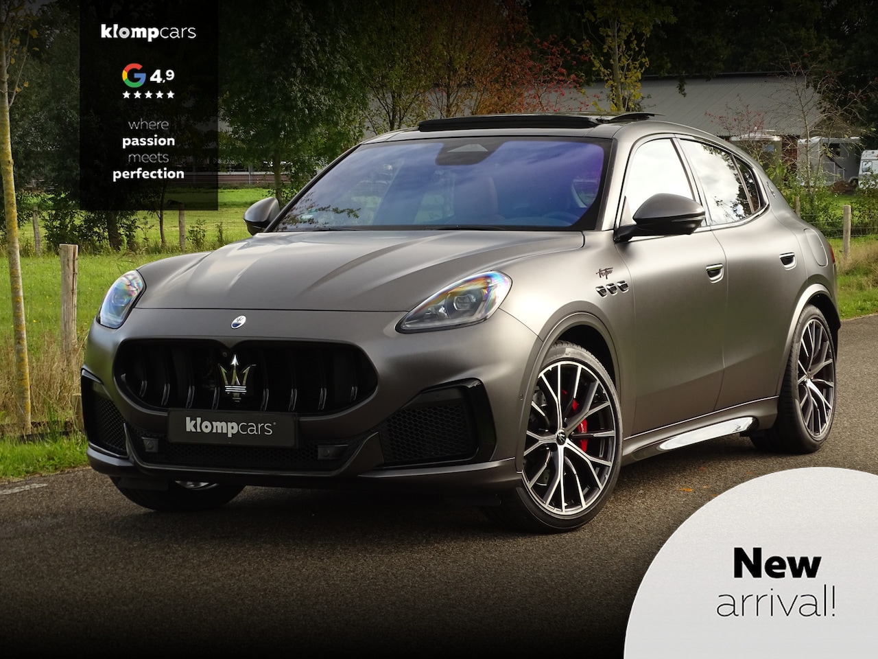 Maserati Grecale - 3.0 V6 Trofeo 530PK | Matgrijs | BTW | Carbon | Pano | Sonus Faber - AutoWereld.nl