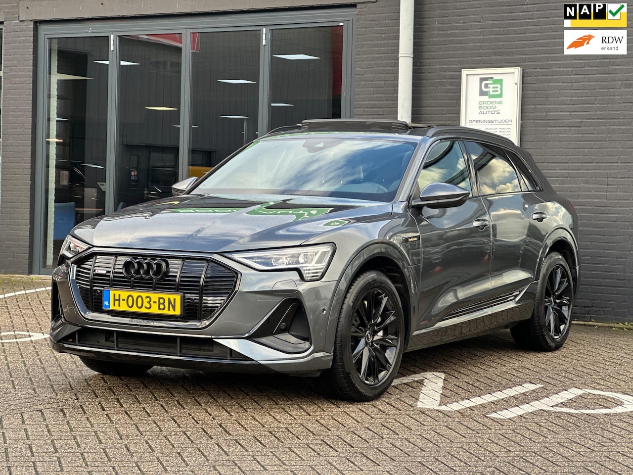 Audi e-tron - E-tron 50 quattro Launch edition Black 71 kWh/PANO-DAK/CAMERA/NL-AUTO NAP!! - AutoWereld.nl