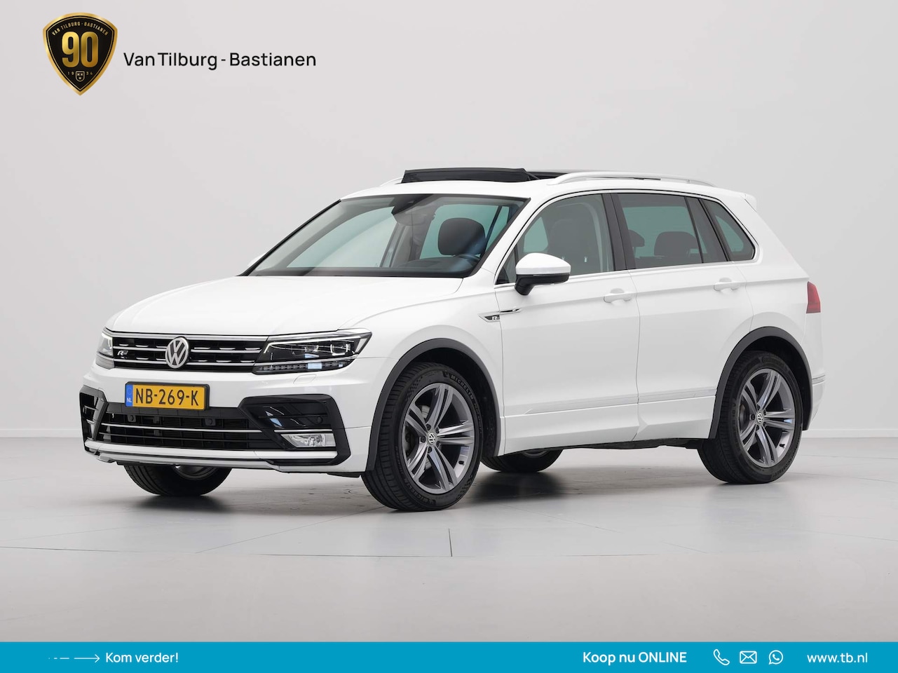 Volkswagen Tiguan - 1.4 TSI 150pk DSG Highline R-Line Panorama Navigatie Camera Virtual Cockpit - AutoWereld.nl