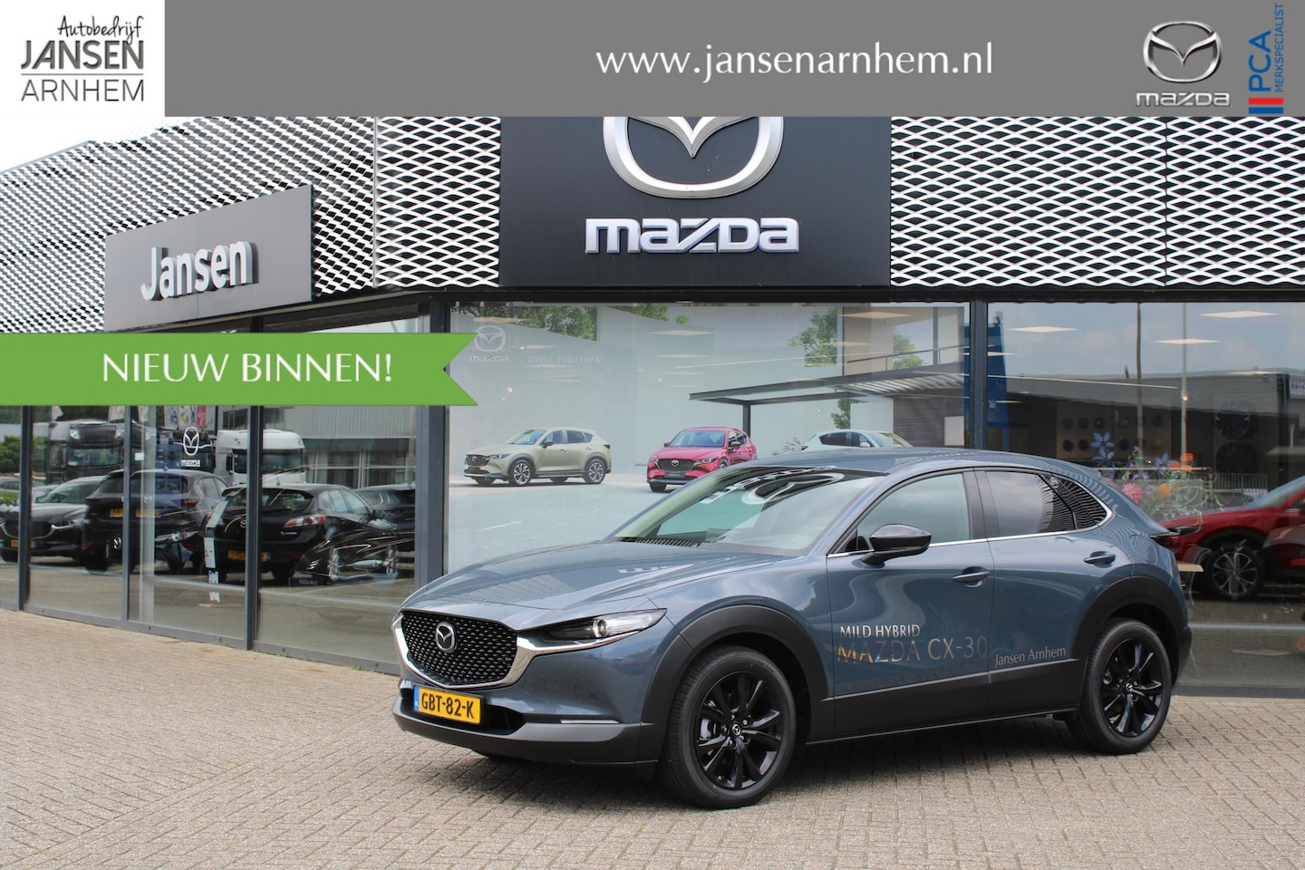 Mazda CX-30 - 2.0 e-SkyActiv-G150 M Hybrid Homura , Demovoordeel € 4.000,-, Navi, Adap.Cruise, Clima, Ap - AutoWereld.nl