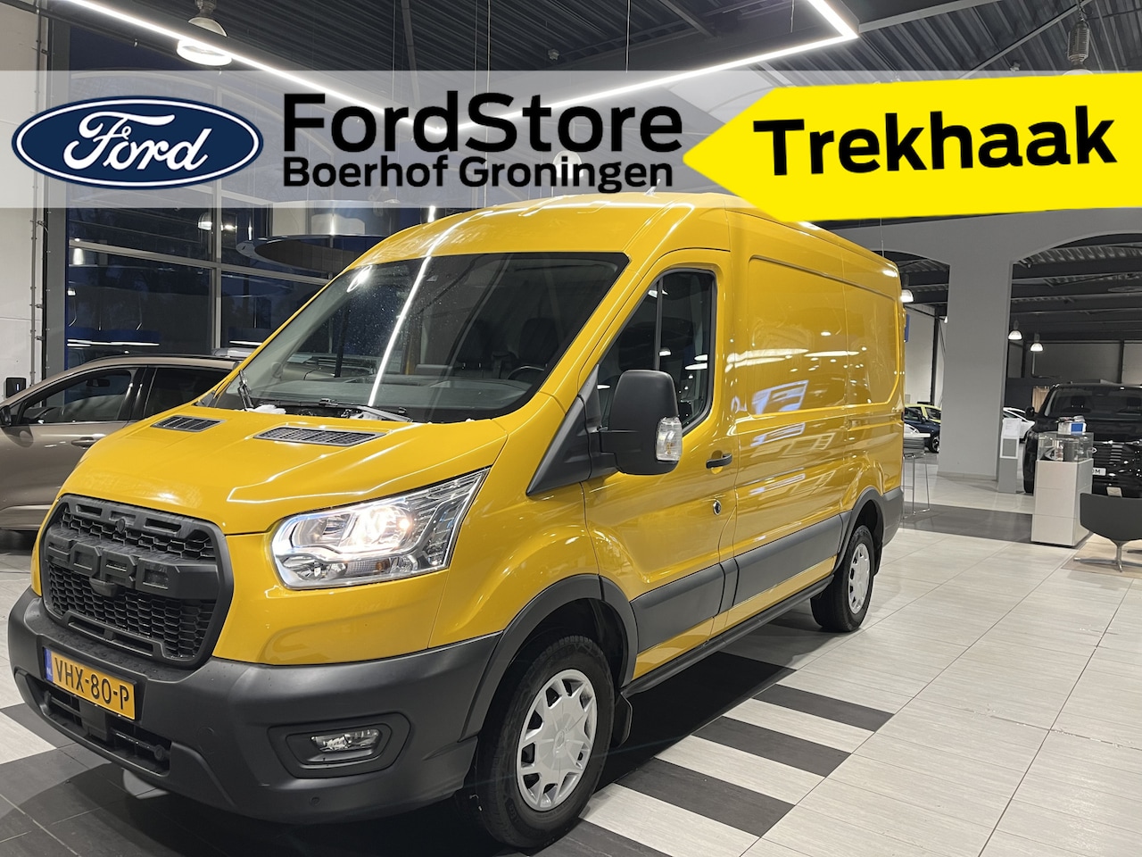 Ford Transit - 350 2.0 TDCI 170 pk L2H2 Trend RWD | Trekhaak | Camera | Voorruitverw. | 1e eig. | 100% de - AutoWereld.nl