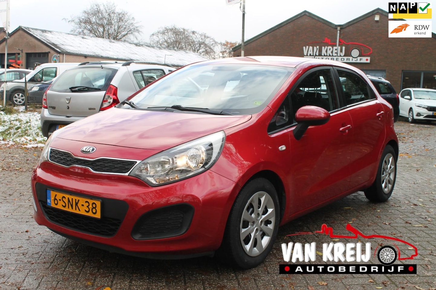 Kia Rio - 1.2 CVVT Comfort Pack 1.2 CVVT Comfort Pack, 5drs, Airco, Trekhaak, Nap, Dealeronderhouden - AutoWereld.nl