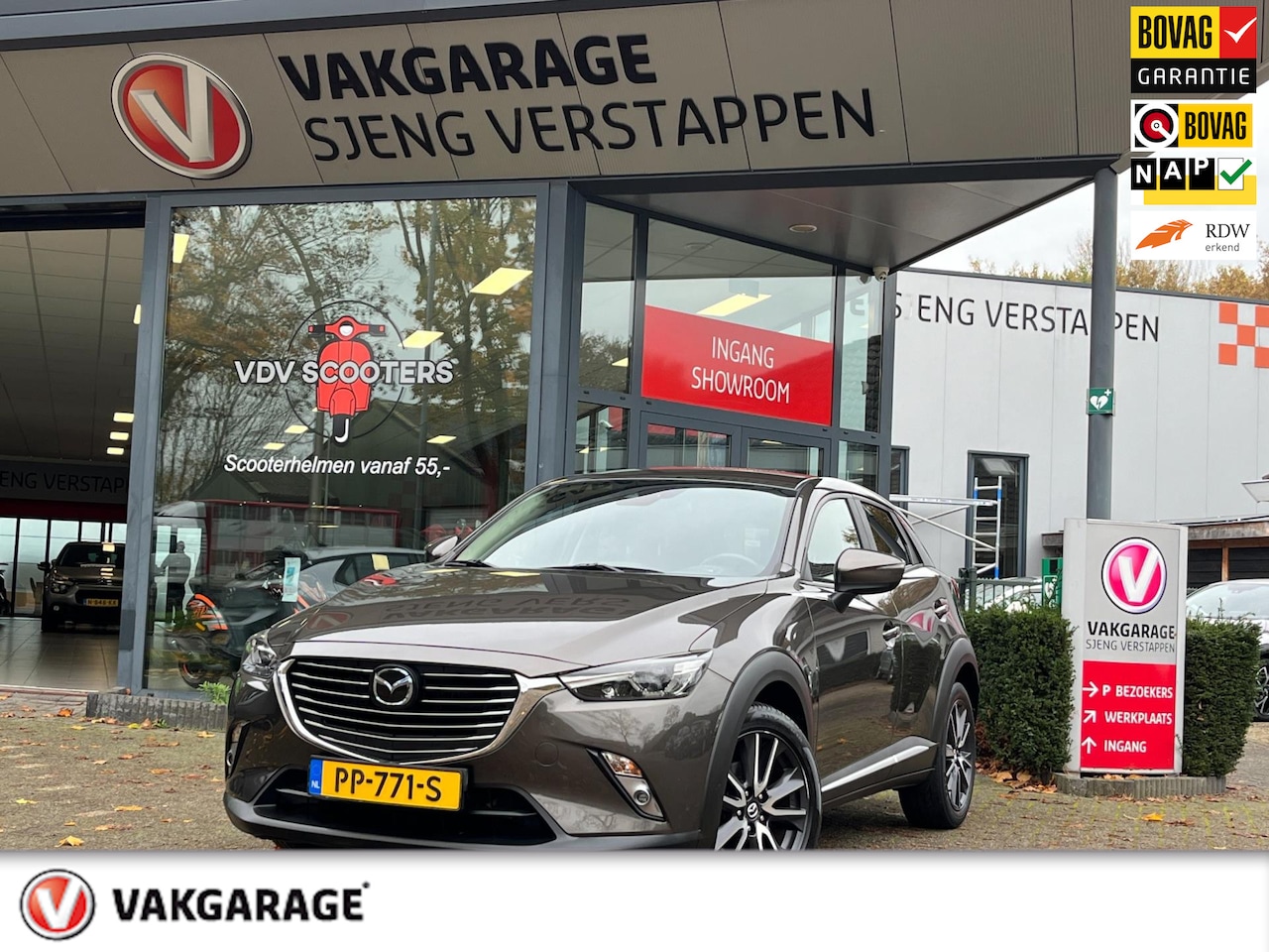 Mazda CX-3 - 2.0 SkyActiv-G 120 GT-M leder navi Bovag rijklaarprijs !! - AutoWereld.nl