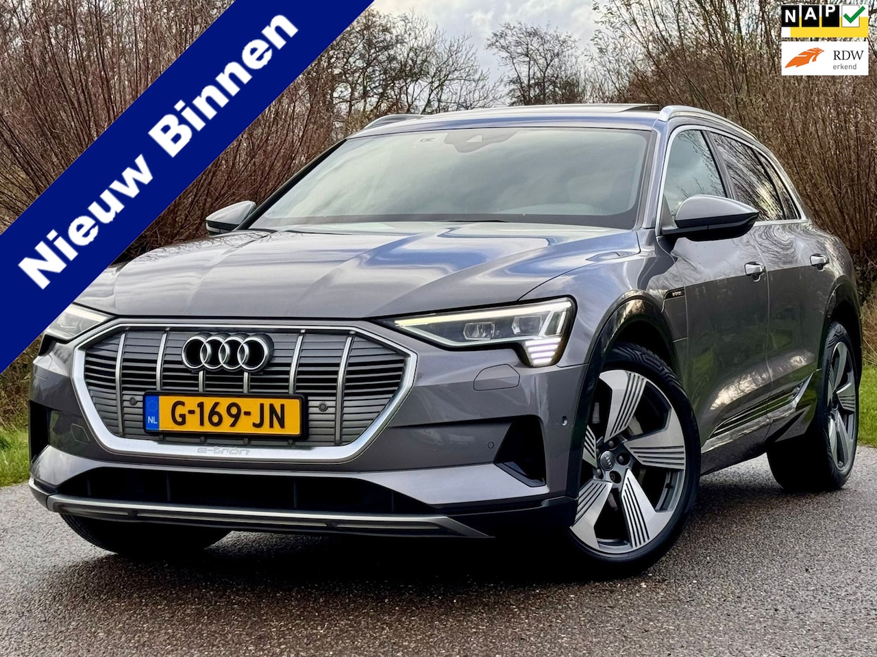 Audi e-tron - E-tron 55 quattro advanced Pro Line Plus 95 kWh Panodak BTW NAVI CLIMA BOM VOL NAP - AutoWereld.nl