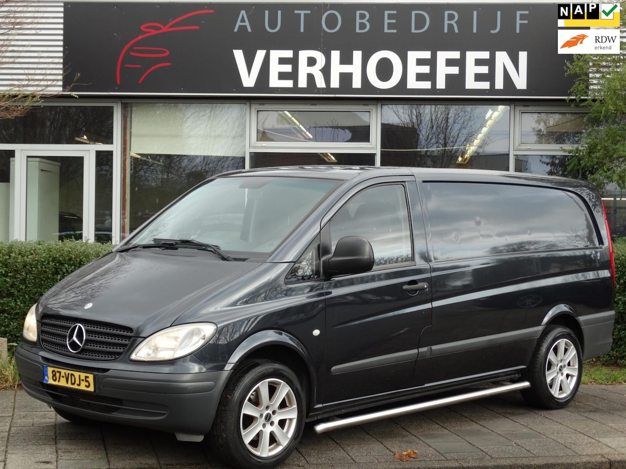 Mercedes-Benz Vito - 111 CDI 320 Lang HD - AUTOMAAT - PARK SENS / CAMERA - 3 ZITS - ZWART LEDER - CRUISE CONTR - AutoWereld.nl