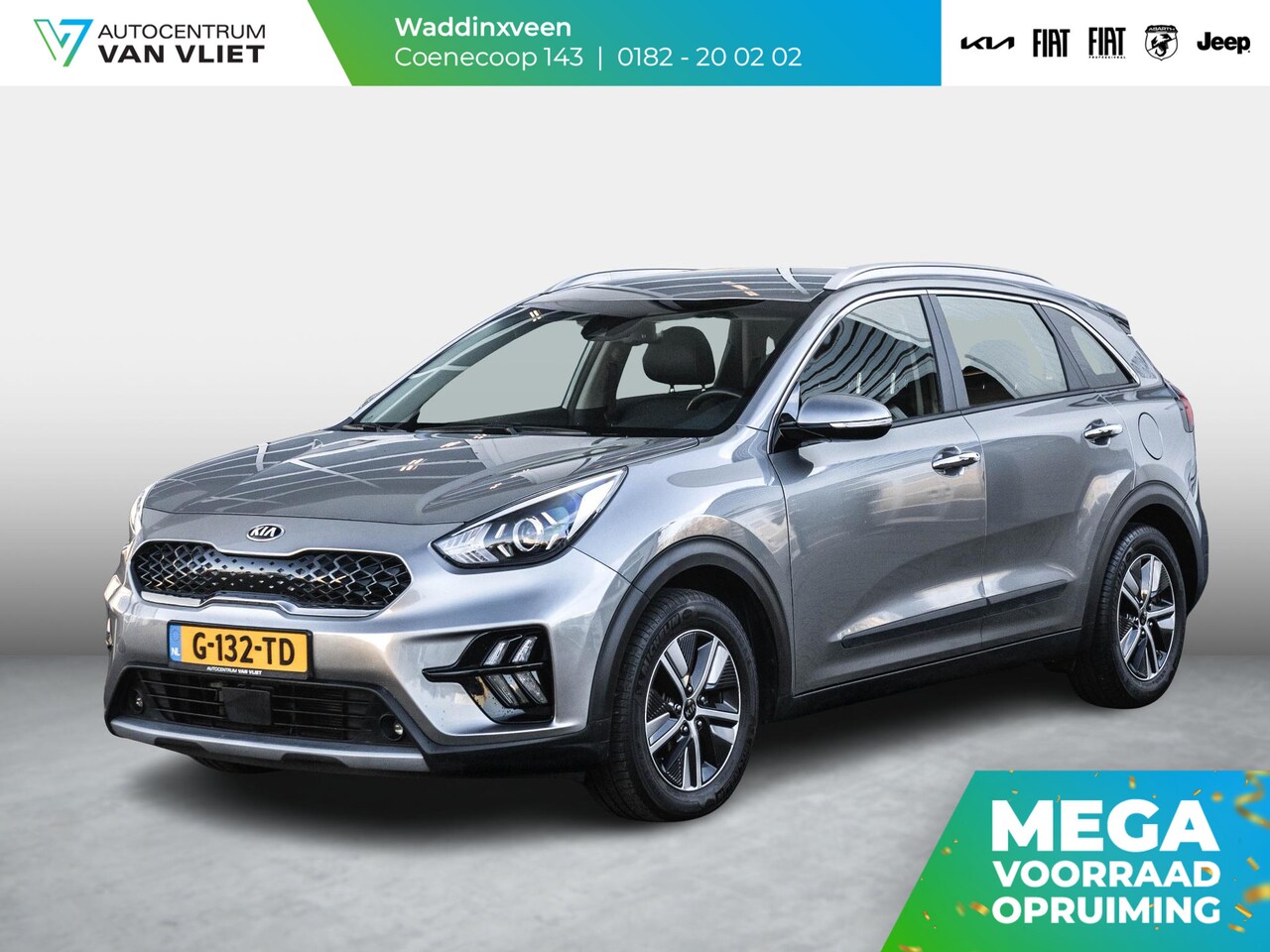 Kia Niro - 1.6 GDi Hybrid DynamicLine | Navi | Clima | Cruise | Carplay | Camera - AutoWereld.nl