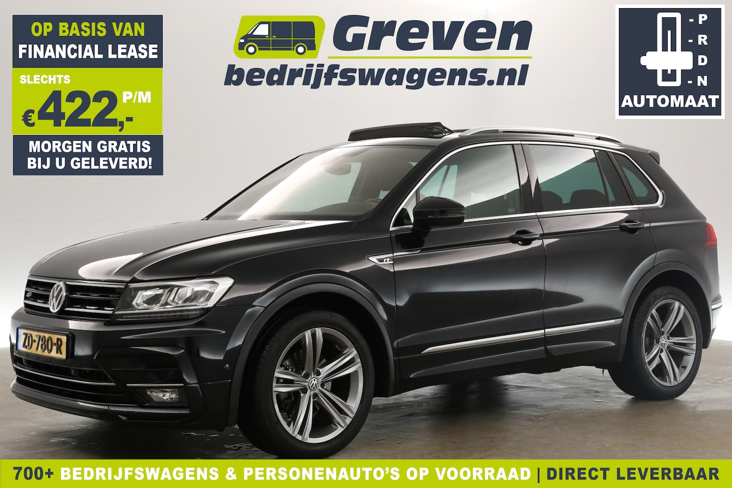 Volkswagen Tiguan - 1.5 TSI ACT R-line 150PK Automaat Pano Clima Camera Carplay DSG Virtual DSG Navi LED 19"LM - AutoWereld.nl