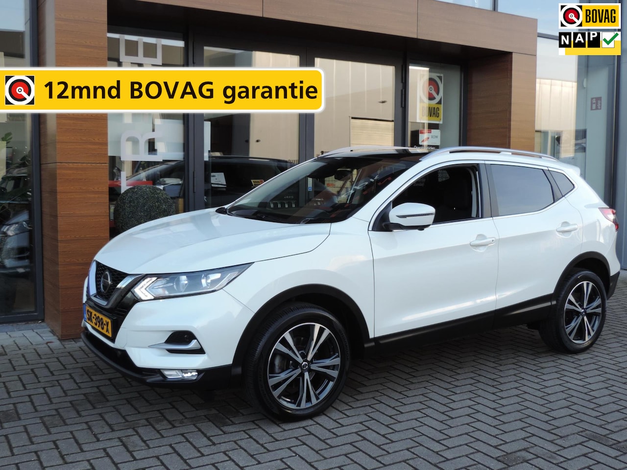 Nissan Qashqai - 1.2 N-Connecta 75.000km | 1e Eig | Panodak | ECC | Priv.glas | 18'' | 360Cam | PDC v+a | C - AutoWereld.nl