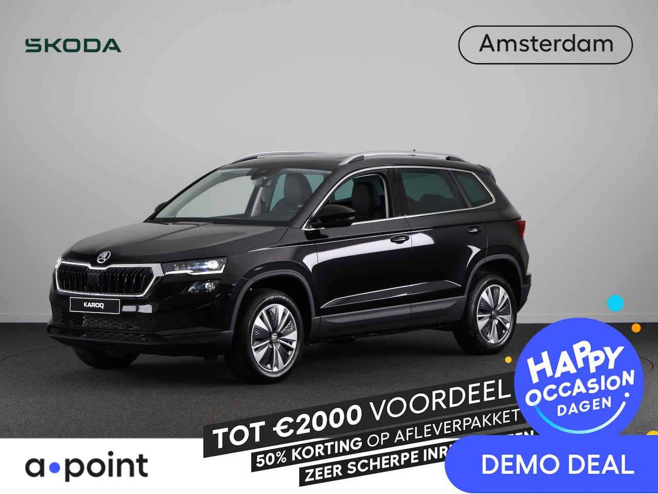 Skoda Karoq - Business Edition Plus 1.5 TSI 150 pk DSG-7 | LEDER | TREKHAAK | SCHUIFDAK | TRAVEL ASSIST - AutoWereld.nl