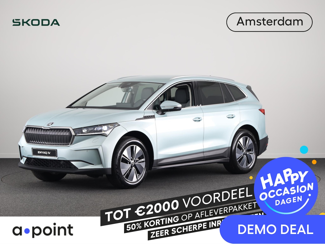 Skoda Enyaq iV - 80 Business Edition Plus 204 pk | Trekhaak | Adaptive Cruise Control | Led Matrix | Blind - AutoWereld.nl