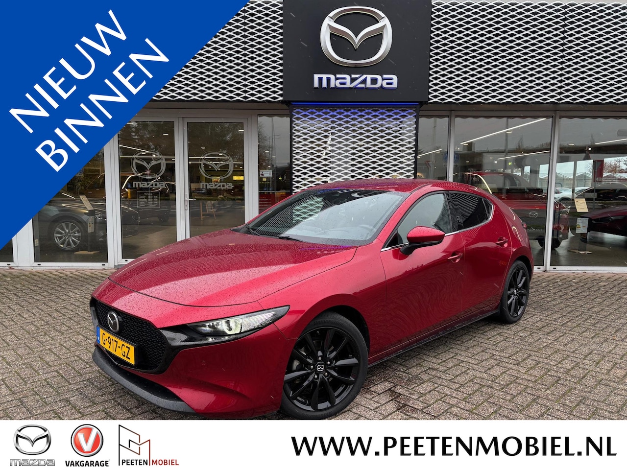 Mazda 3 - 2.0 e-SkyActiv-X M Hybrid 180 Luxury AUTOMAAT | DEALERONDERHOUDEN | 1STE EIGENAAR | NL-AUT - AutoWereld.nl