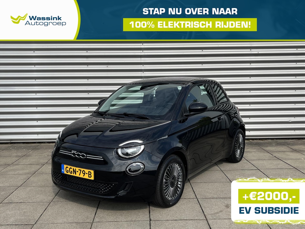 Fiat 500e - 42kWh 95pk Aut Icon Icon | Navigatie | Achteruitrijcamera | Cruise Control - AutoWereld.nl