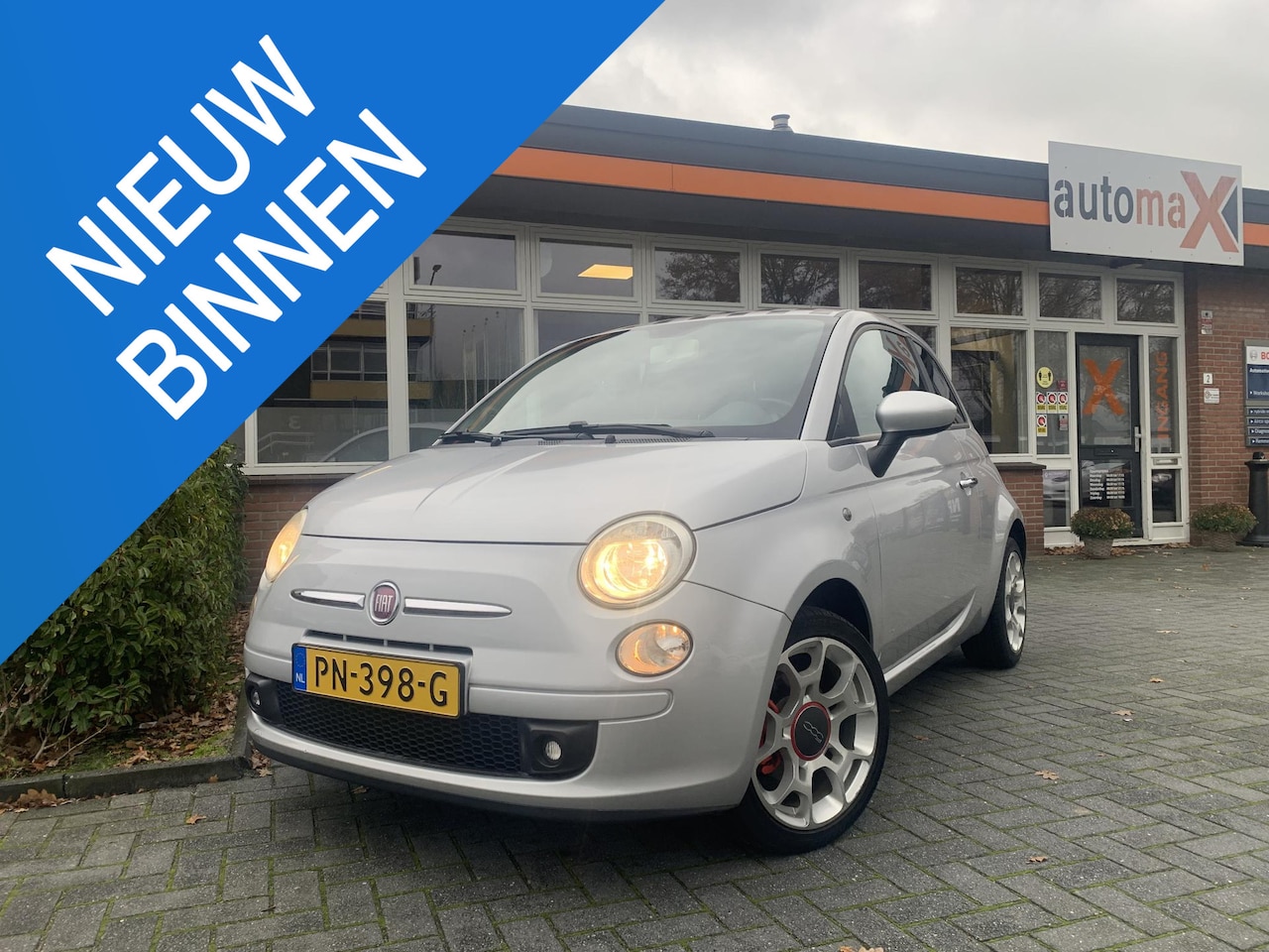 Fiat 500 - 1.4-16V Lounge |Airco!|6 Bak!|101PK!| - AutoWereld.nl