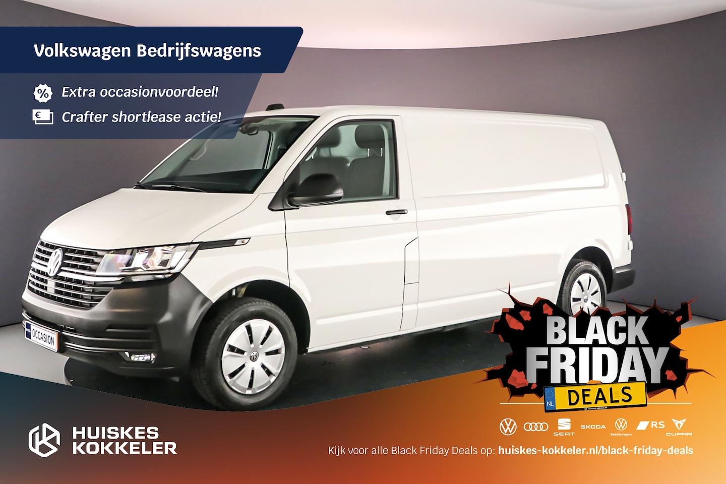 Volkswagen Transporter - Bestelwagen 2.0 TDI 110 PK L2H1 28 Comfortline Rijklaar Prijs | All Season banden | Trekha - AutoWereld.nl