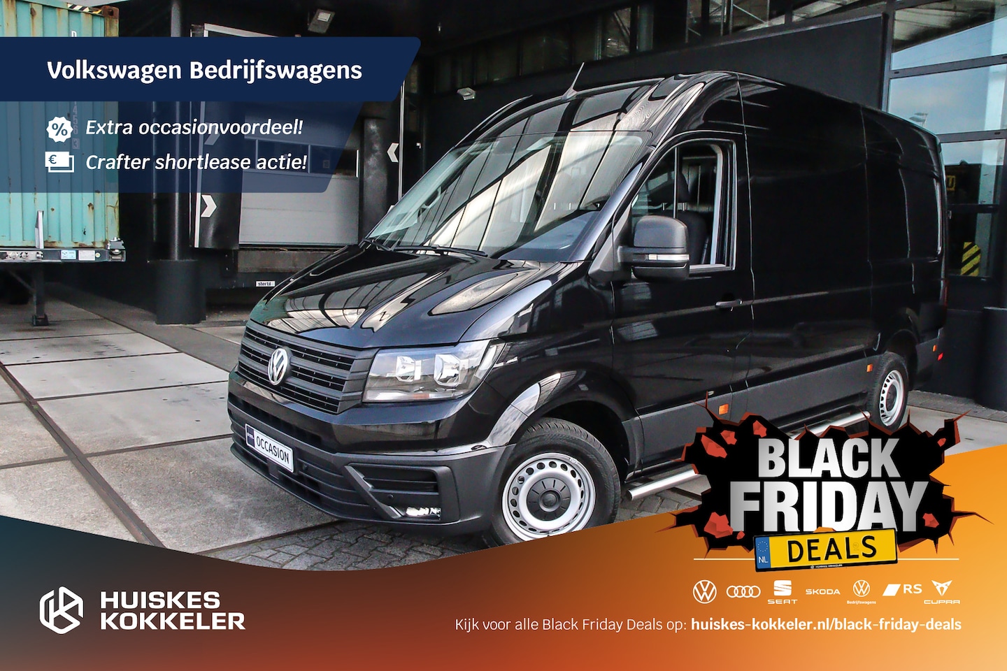 Volkswagen Crafter - Bestelwagen 2.0 TDI L3H3 3.0T Exclusive Rijklaar Prijs | Navigatie I Sidebars I Bijrijders - AutoWereld.nl