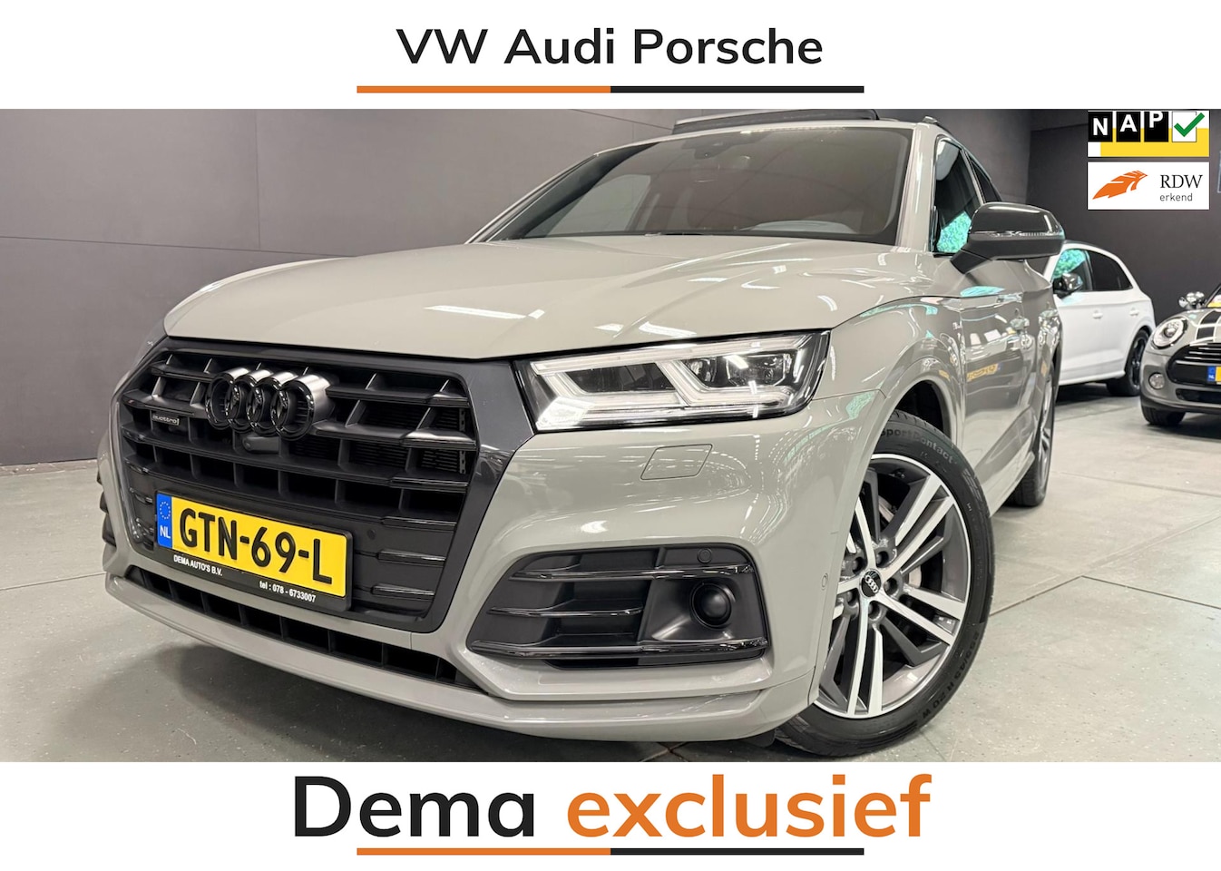 Audi Q5 - 55 TFSI e quattro Competition RS-LEDER BLACK-LINE FULL-OPTION!! - AutoWereld.nl