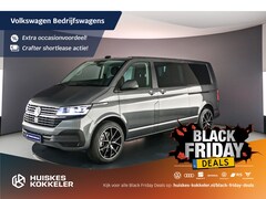 Volkswagen Transporter - Dubbel cabine T6.1 2.0 TDI 204PK DSG L2H1 Rijklaar Prijs | LED Koplampen | 2x schuifdeur |