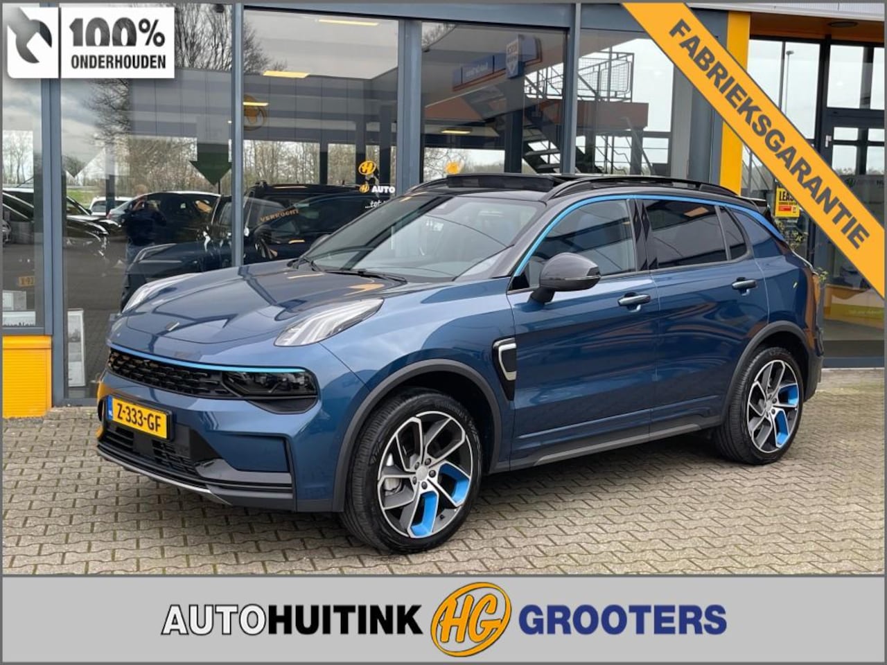 Lynk & Co 01 - 1.5 PHEV Hybrid 261 pk - NIEUW MODEL - Zwarte hemel - 6.6KW - AutoWereld.nl