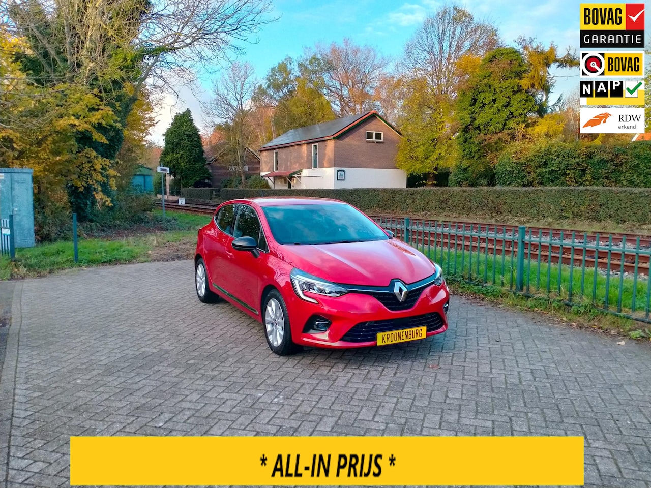 Renault Clio - 1.0 TCe Intens luxe uitv. 360gr camera LAGE KM ALLINPRIJS - AutoWereld.nl