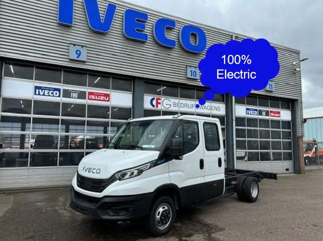 Iveco Daily - Elektric 42C14DE eDAILY dubbele cabine - AutoWereld.nl