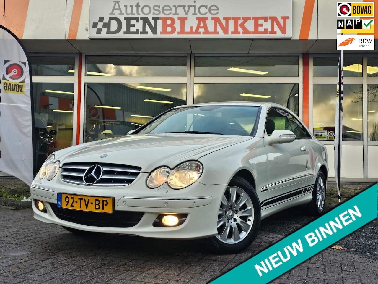 Mercedes-Benz CLK-klasse Coupé - 280 V6 Elegance BJ.2007 / Navi / Clima / Lmv / Trekhaak / 6bak / 16"Lmv !! - AutoWereld.nl