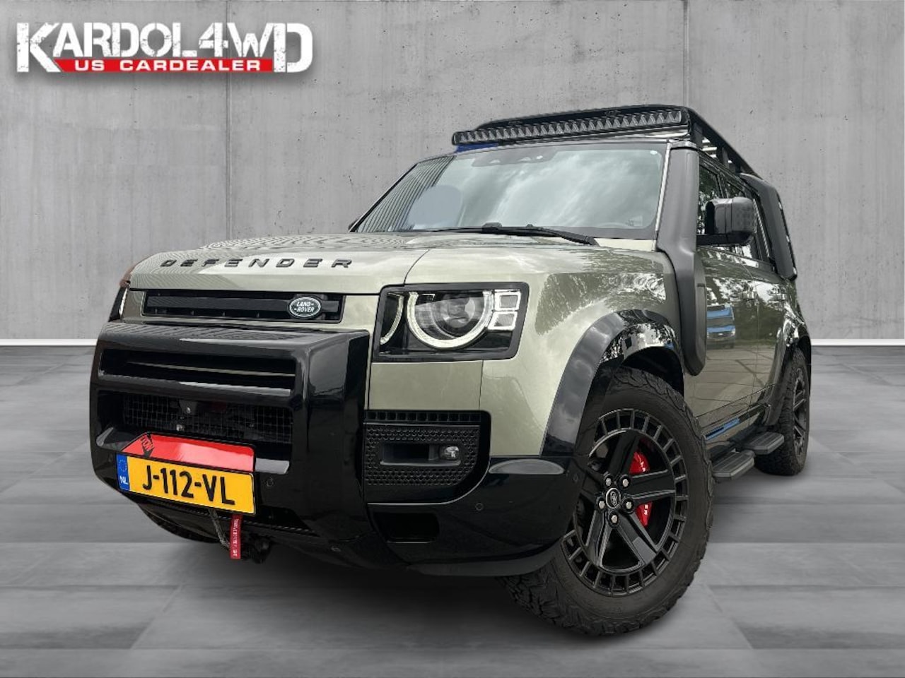 Land Rover Defender 110 - 3.0 P400 FIRST EDITION | Rail Roof incl trapje | Elec. Winch | Led verstraler | luchtcompr - AutoWereld.nl