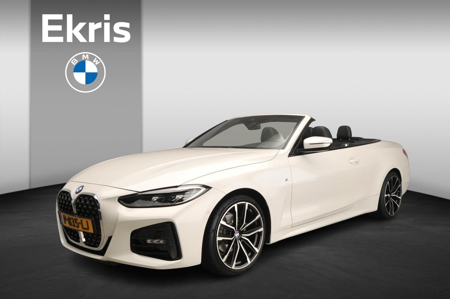 BMW 4-serie Cabrio - 420i | M-Sportpakket | LED | Leder | Navigatie | Sportstoelen | Windscherm | Keyles go | D - AutoWereld.nl