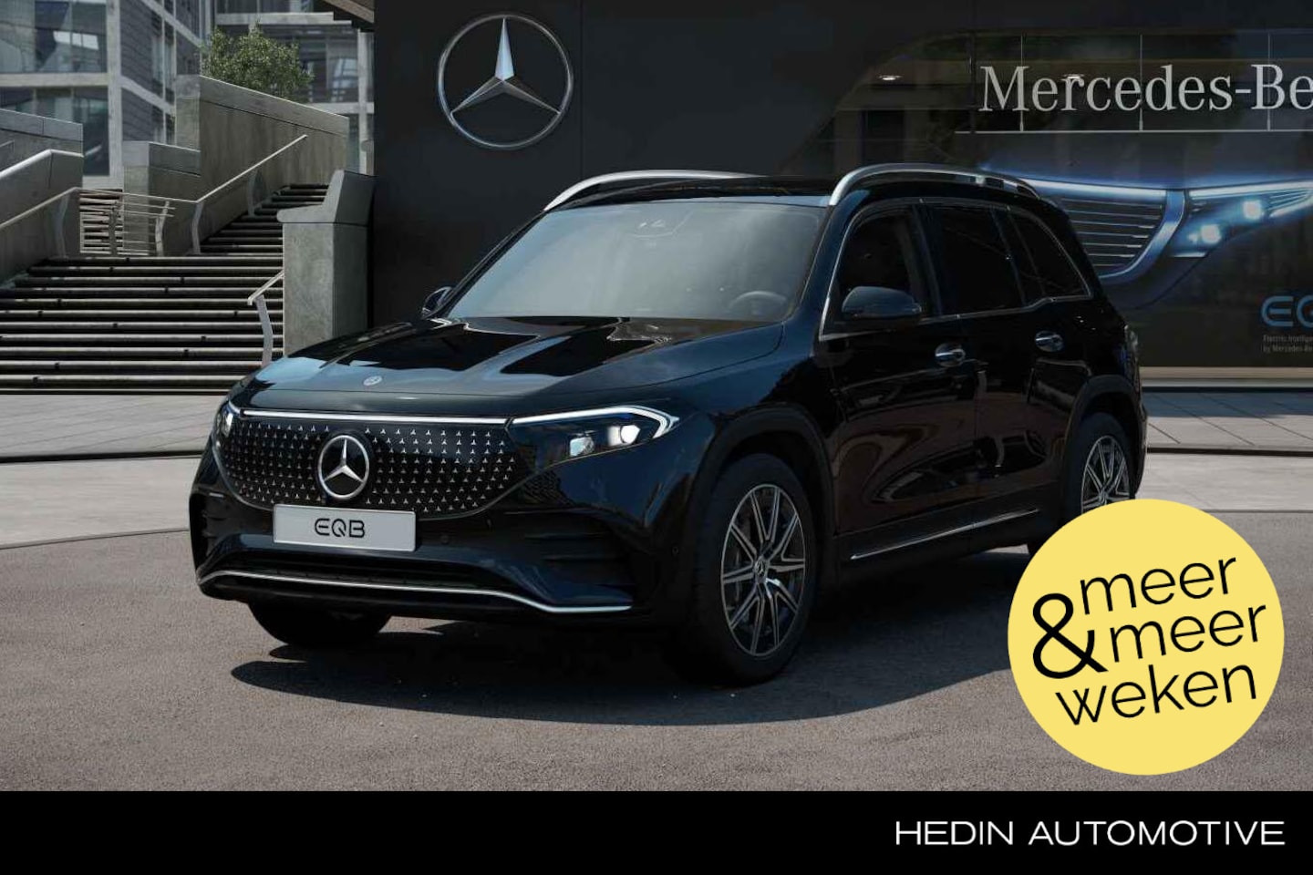 Mercedes-Benz EQB - EQB 250+ AMG Line 7-Persoons | Parkeerpakket met 360°-camera | 19'' Lichtmetalen Wielen - AutoWereld.nl