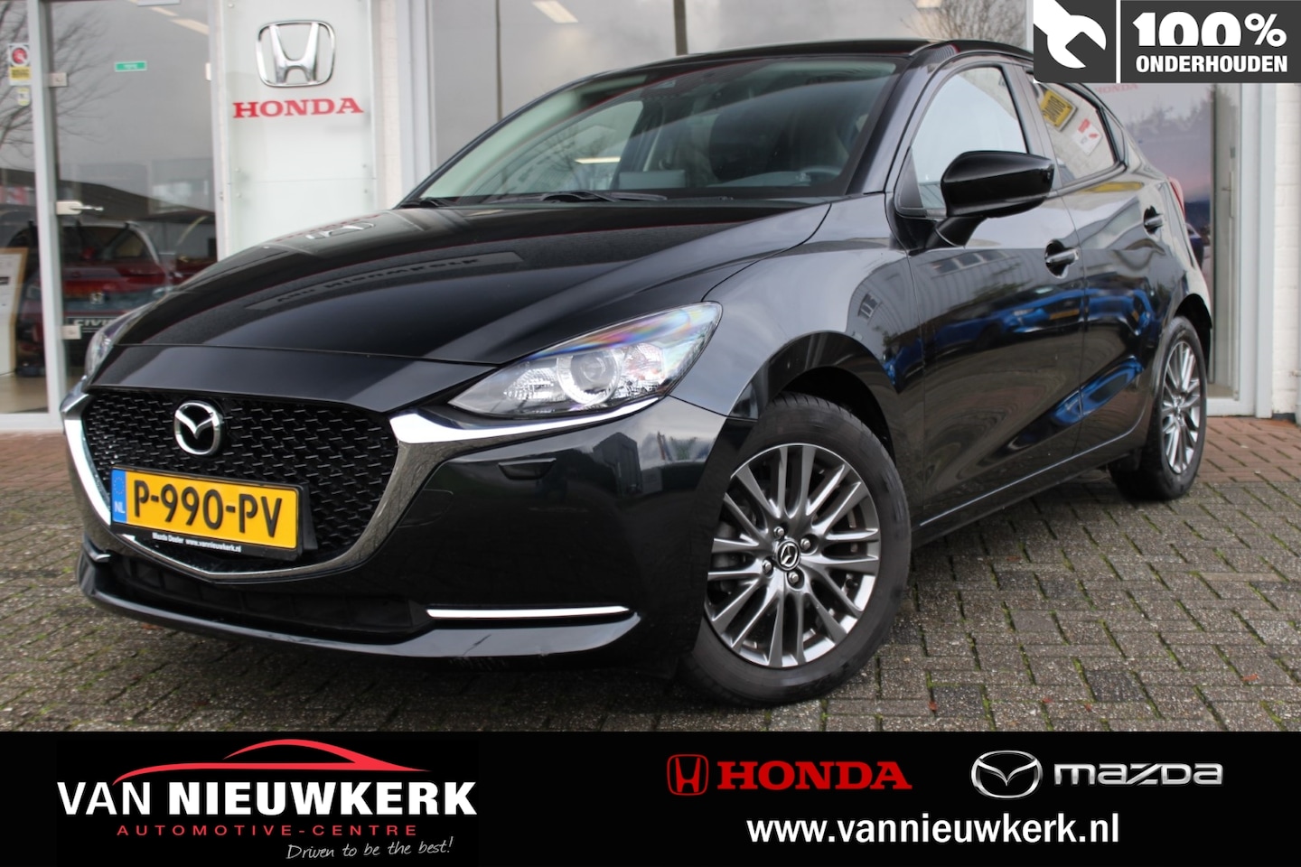 Mazda 2 - 1.5 SKYACTIV-G 90PK Sportive 1E EIG ACHTERUITRIJCAMERA CRUISE CARPLAY - AutoWereld.nl