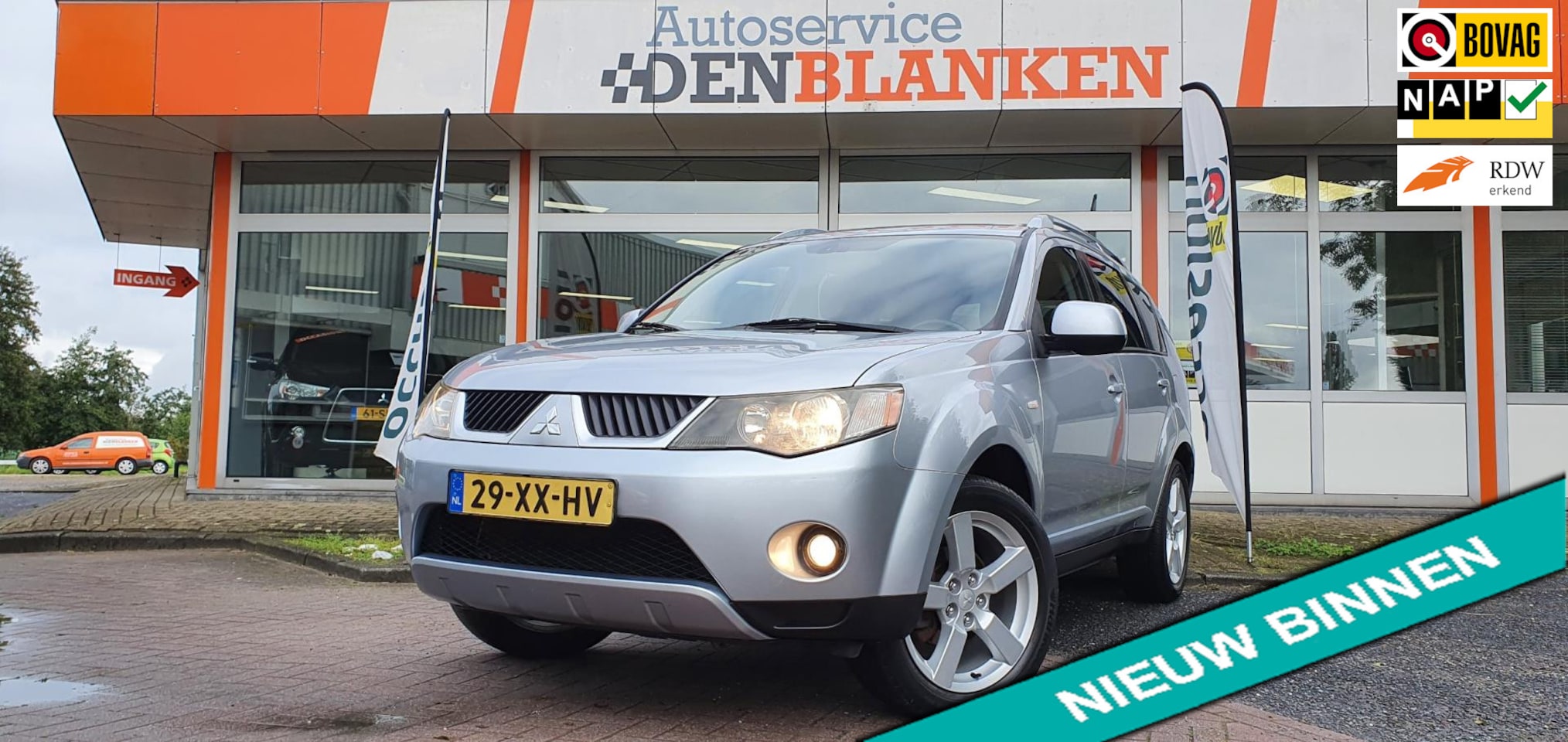 Mitsubishi Outlander - 2.4 Intense+ BJ.07 4WD / 2WD / Airco Clima / 18 inch / Pdc / Cruise Control / 7 Persoons / - AutoWereld.nl