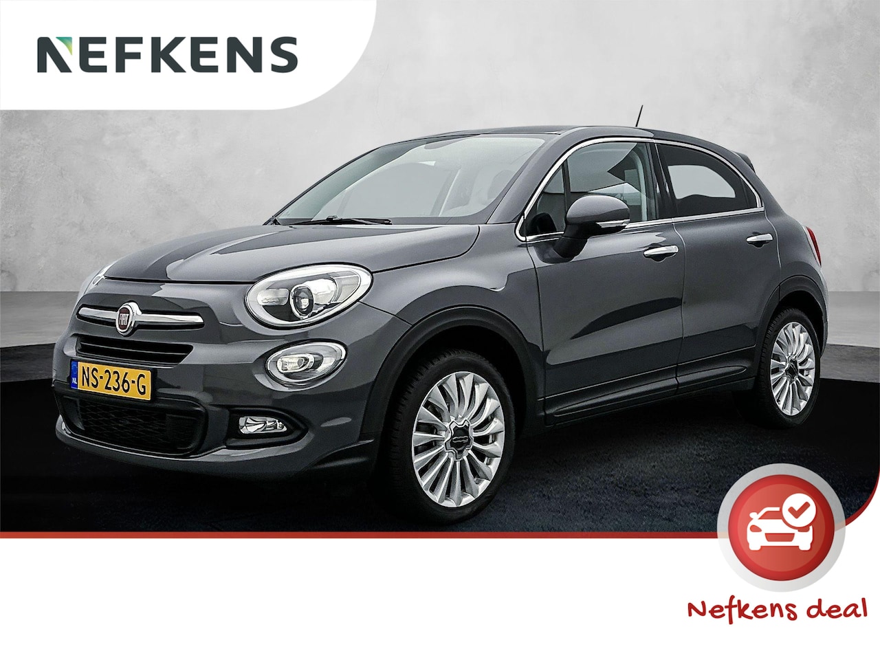 Fiat 500 X - SUV Lounge 140 pk | Navigatie | Parkeersensoren Achter | Lederen Stuurwiel | Start/Stop Sy - AutoWereld.nl