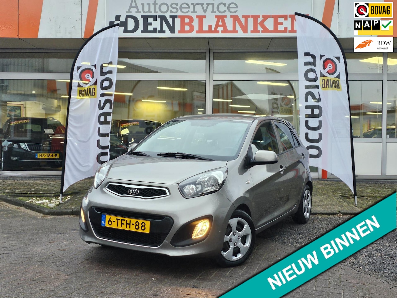 Kia Picanto - 1.0 CVVT ISG Comfort Pack 5drs BJ.2014 / Airco / Elektr. Pakket / Topper !! - AutoWereld.nl