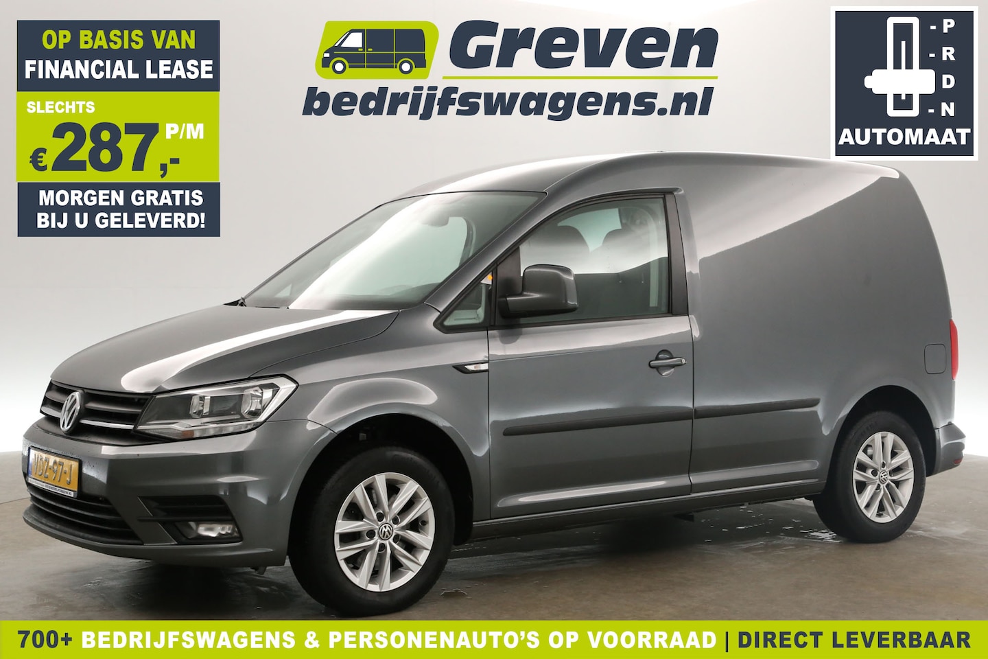 Volkswagen Caddy - 2.0 TDI L1H1 Automaat Airco Cruise Carplay Navi 15"LMV LED PDC Elektrpakket DSG Trekhaak - AutoWereld.nl