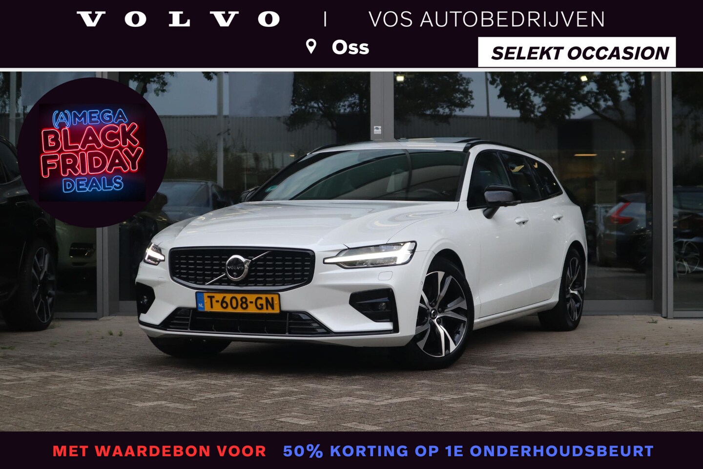 Volvo V60 - 2.0 B4 Plus Dark | Schuif-/ kanteldak| 360* Camera| Harman Kardon audiosysteen| Keyless En - AutoWereld.nl