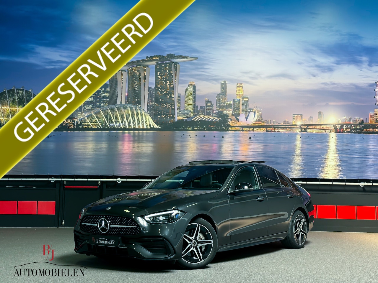 Mercedes-Benz C-klasse - C300 e AMG |Memory|HeadUp|Sfeer|Pano|360cam - AutoWereld.nl